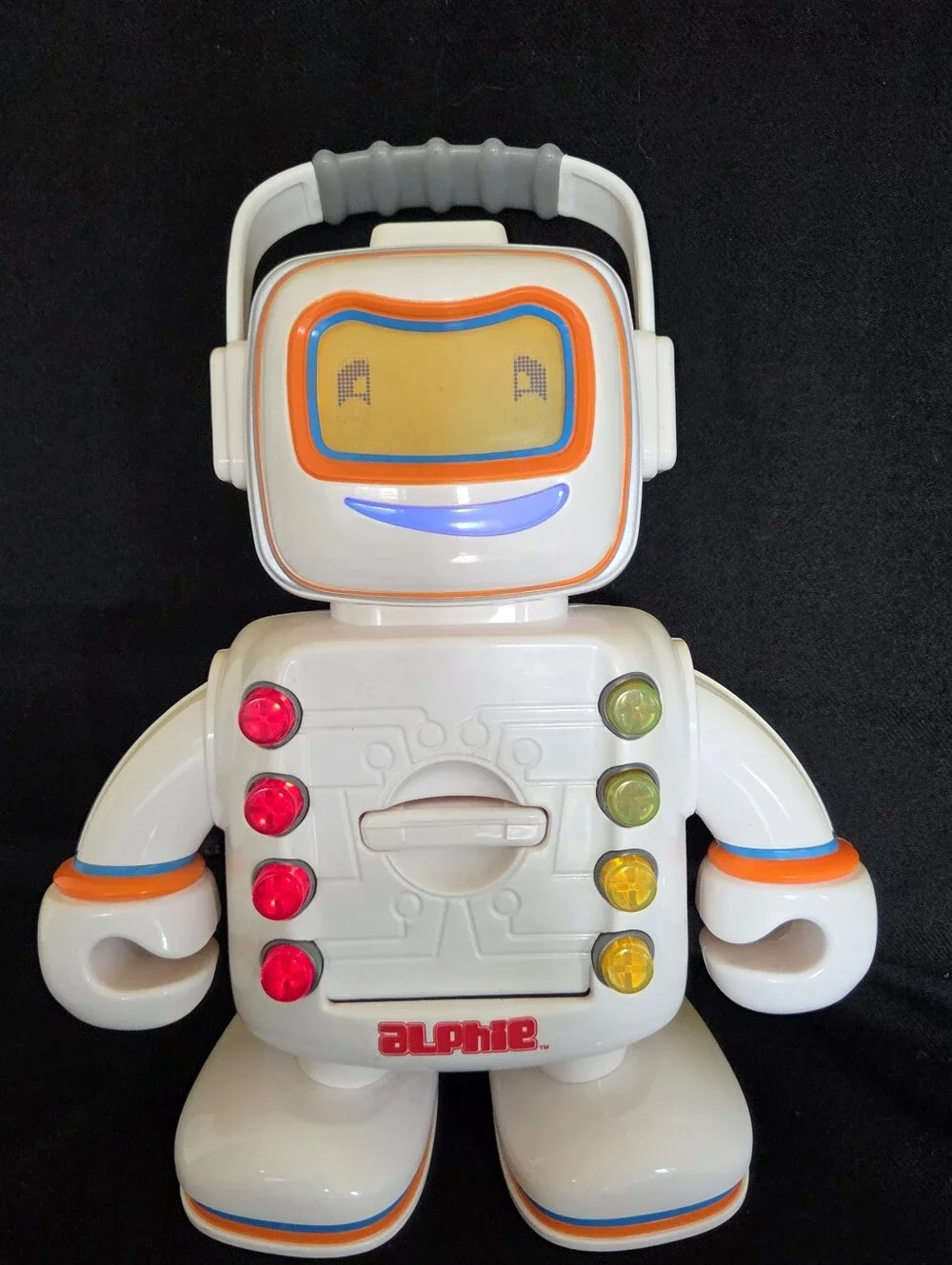 Hasbro Playskool Alphie Robot Talking Interactive Education Toy 31 Cards WORKS